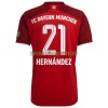 Original Fußballtrikot FC Bayern München Lucas Hernandez 21 Heimtrikot 2021-22 Für Herren